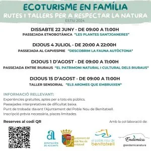 'Ecoturismo en familia' de Benitatxell