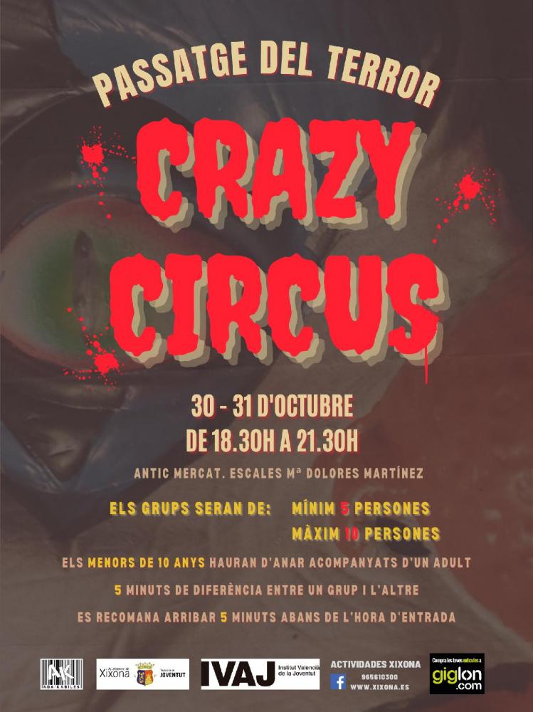 "Crazy Circus" - Pasaje del Terror en Jijona