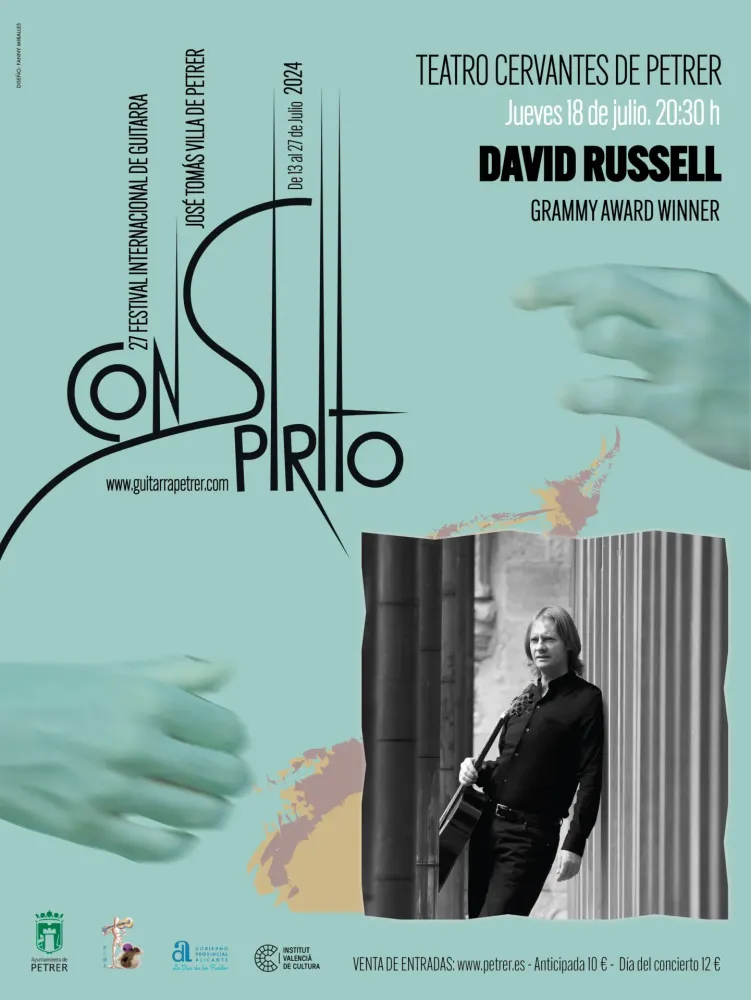 "Grammy Award Winner" – David Russell ► Festival Internacional de Guitarra Petrer