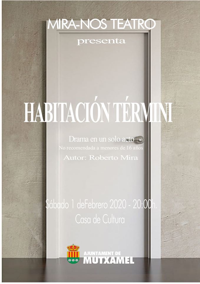 "Habitación termini" drama en un solo acto de Roberto Mira