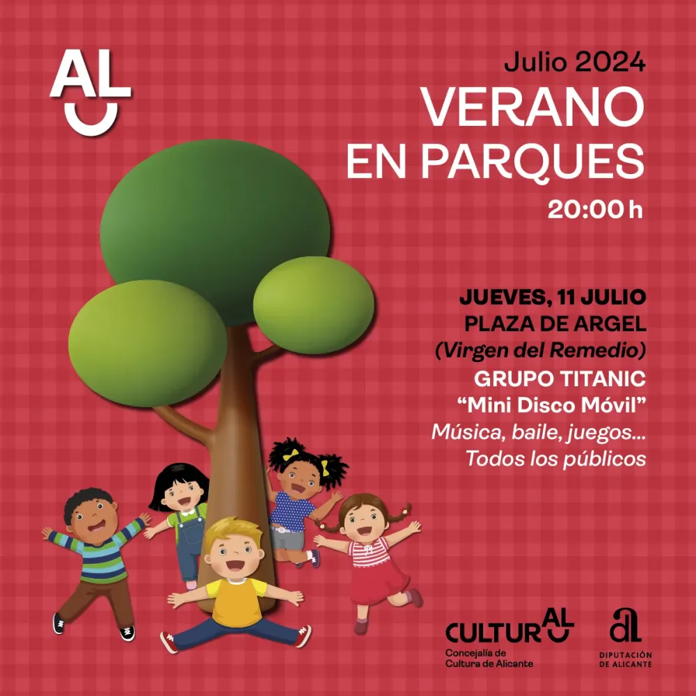 "Mini Disco Móvil" ► Verano en Parques Alicante 2024