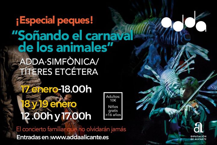 "Soñando el carnaval de los animales" Adda Sinfónica - Especial Peques