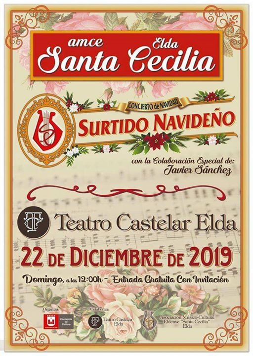 "Surtido navideño, concierto de la AMCE Santa Cecilia