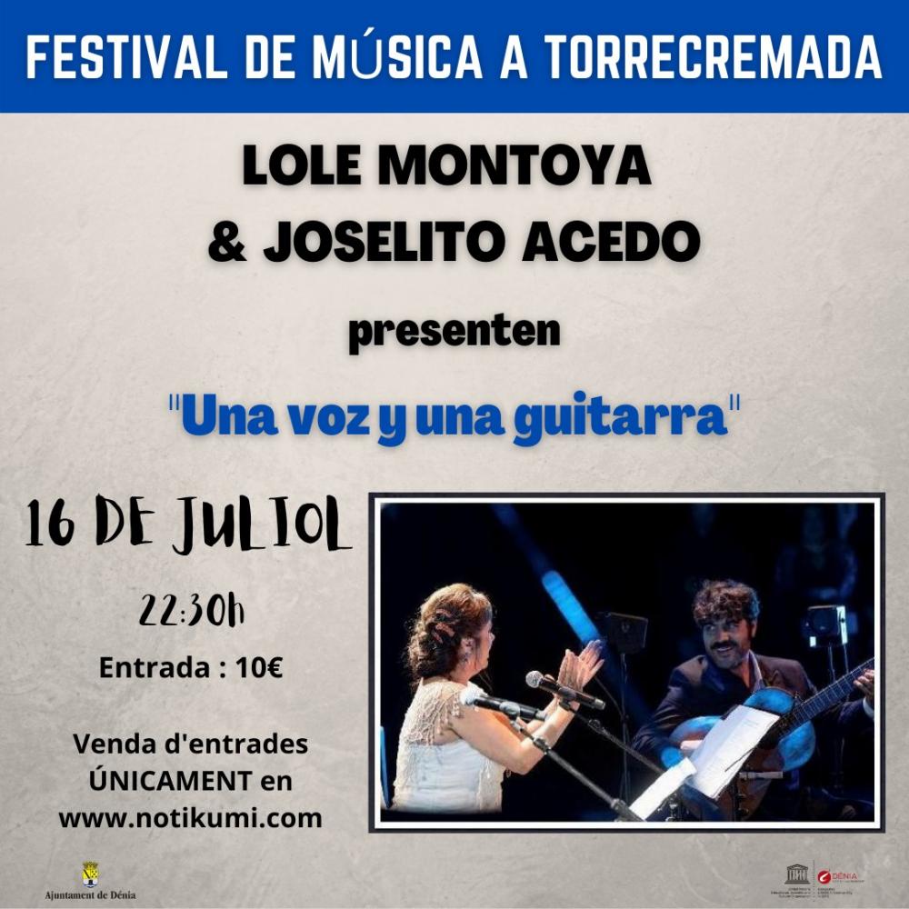 "Una voz y una guitarra Lole Montoya & Joselito Adedo
