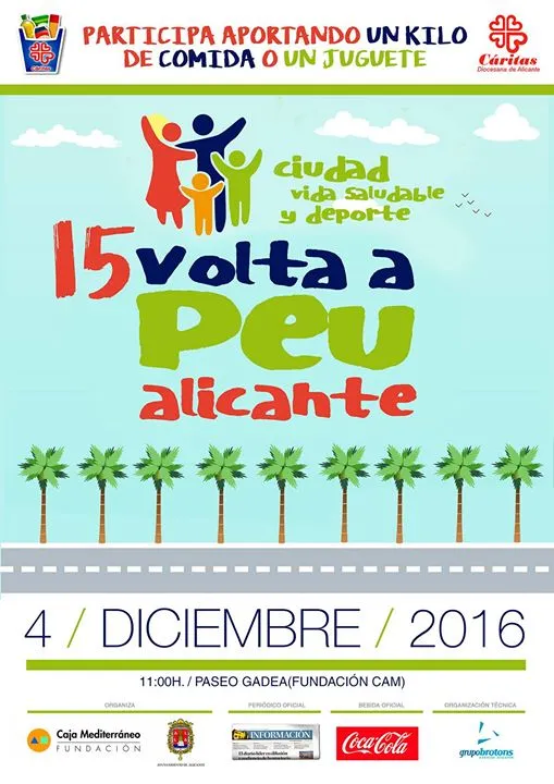 15 volta a peu Alicante