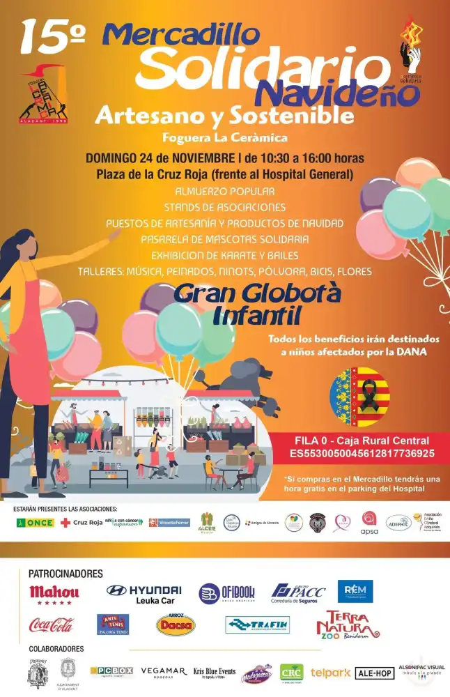 15º Mercadillo Solidario Hoguera La Cerámica