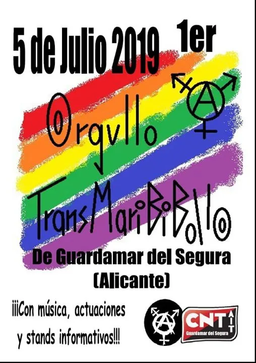 1er Orgullo TransMariBiBollo de Guardamar del Segura