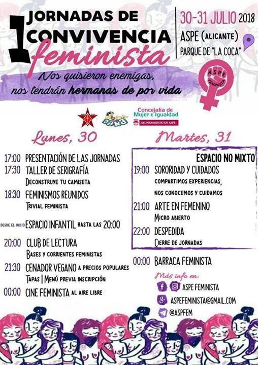 1ª Jornadas de convicencia feminista