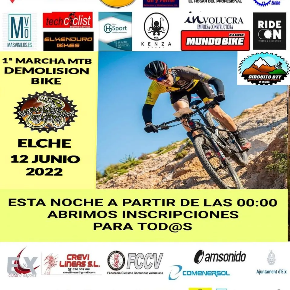 1ª marcha demolision Bike Elche