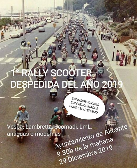 1° Rally Scooter Despedida del año 2019