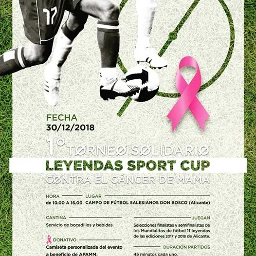 1° Torneo Solidario Leyendas Sport contra el Cáncer de Mama
