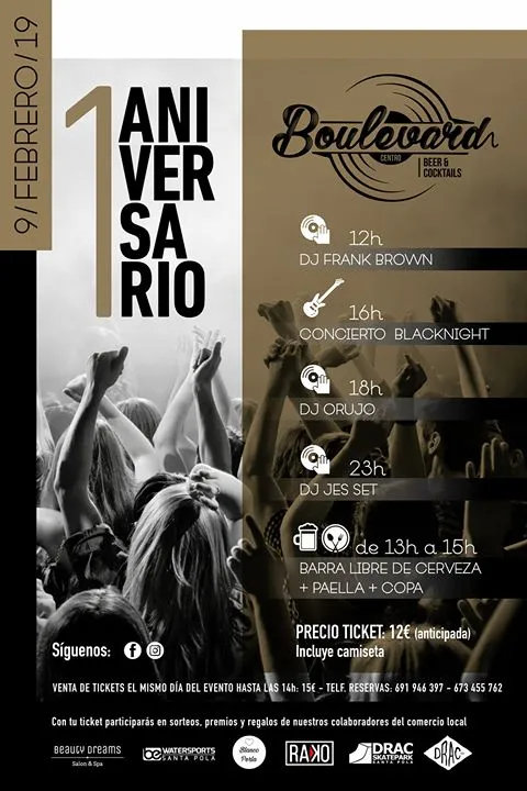 1º Aniversario Boulevard Centro - Santa Pola