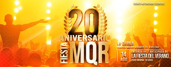 20 Aniversario Fiesta MQR
