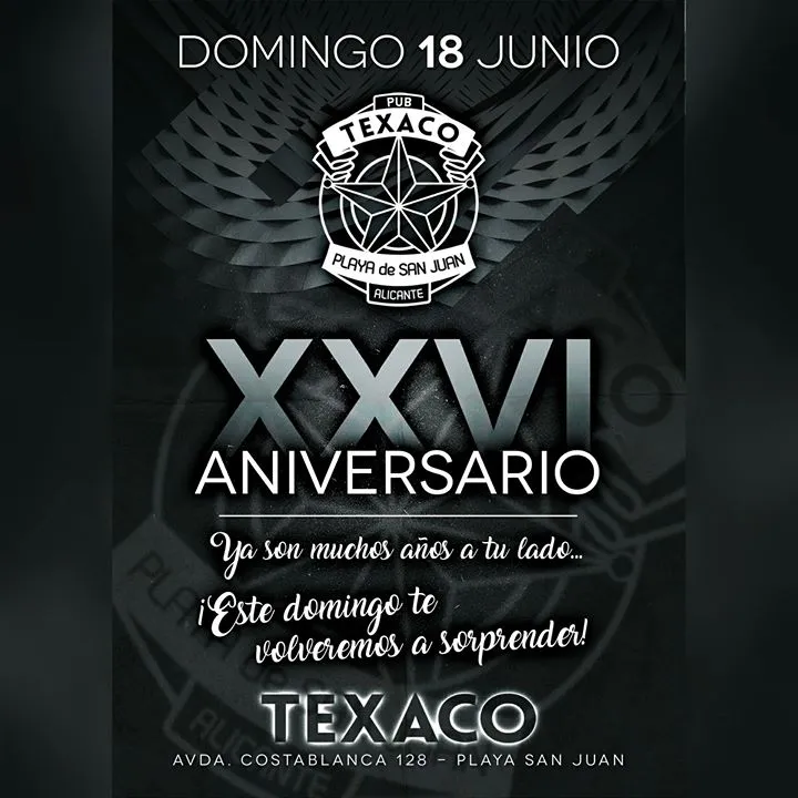 26 aniversario Texaco