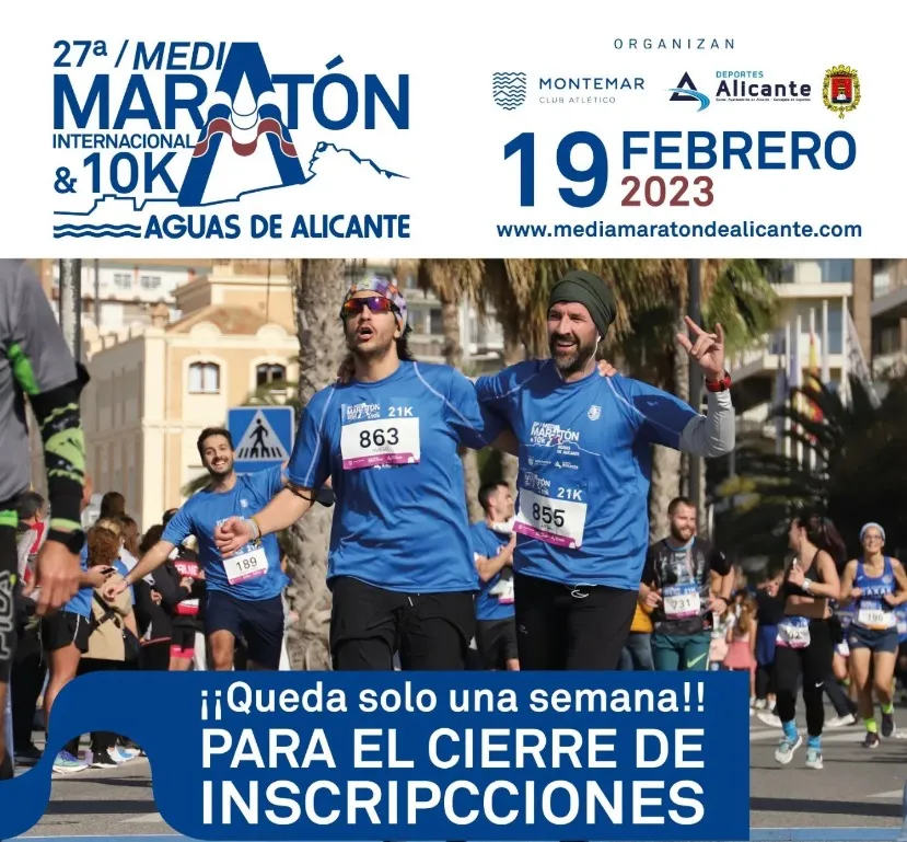 27ª Media Maratón y 10k "Aguas de Alicante"