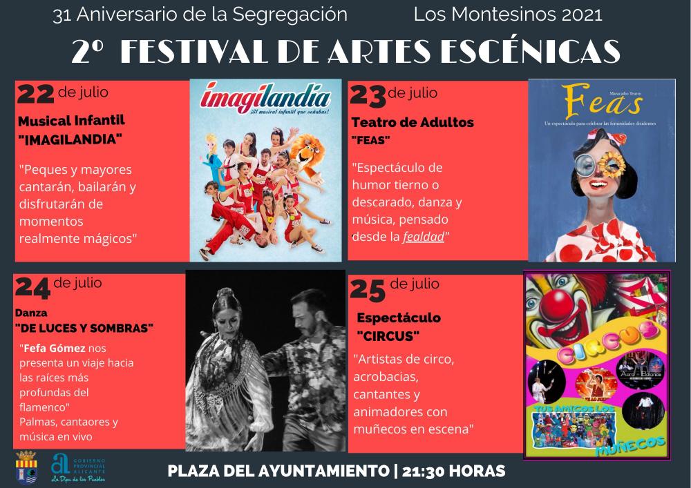 2ª Festival de Artes Escénicas en Los Montesinos