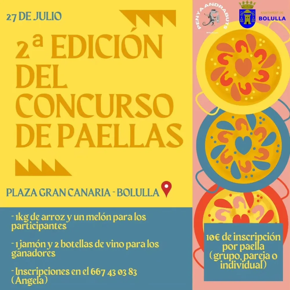 2° Edición del concurso de paellas