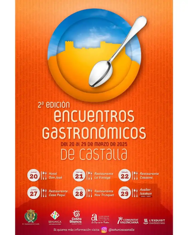 2º Edición encuentros gastronómicos de Castalla 2025