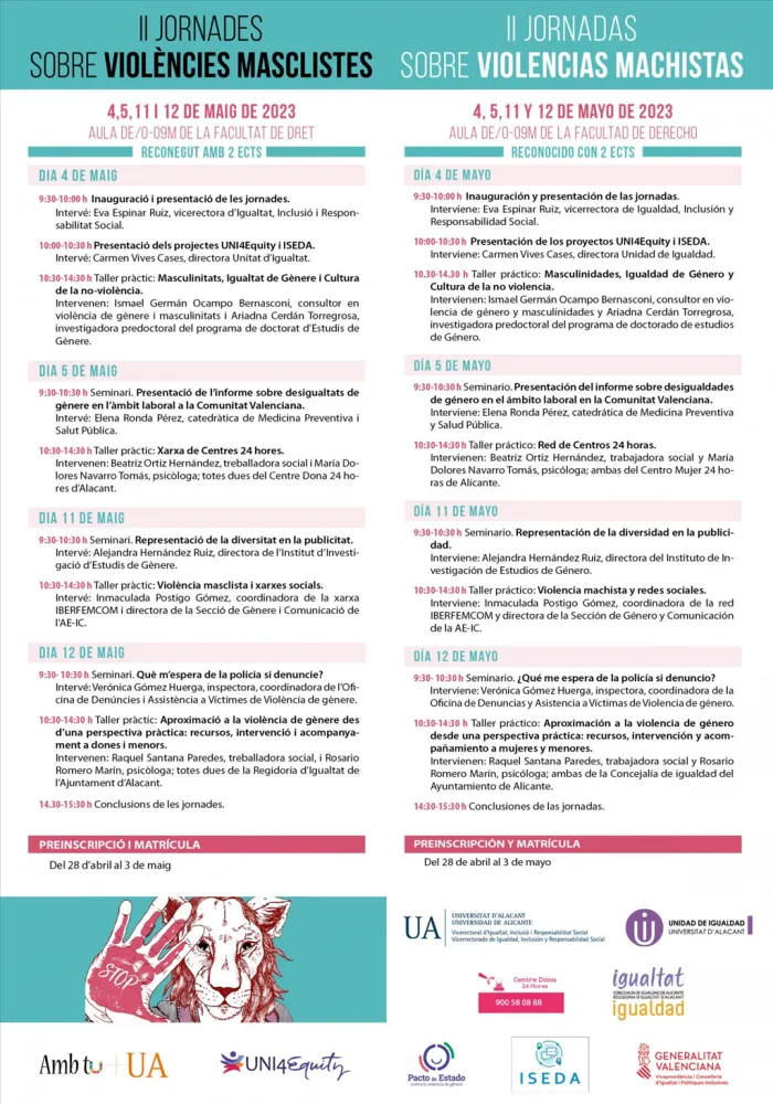 2º Jornadas contra la violencia de género