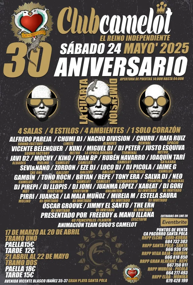 30 Aniversario Club Camelot