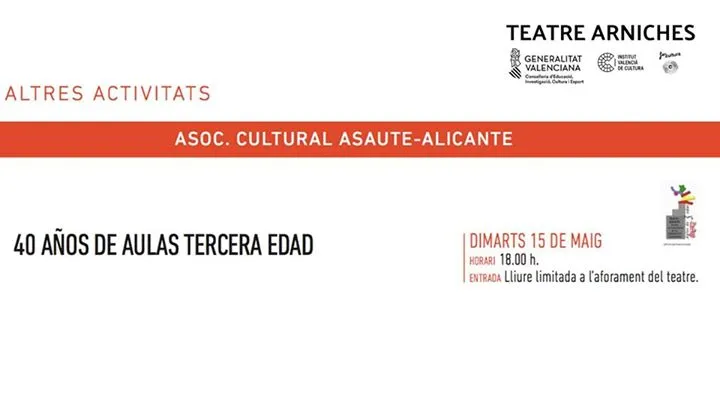 40 Años de Aulas Tercera Edad