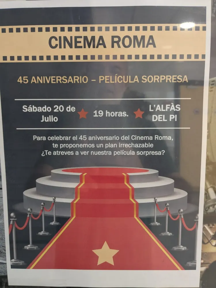 45 aniversario El Cine Roma de l'Alfàs