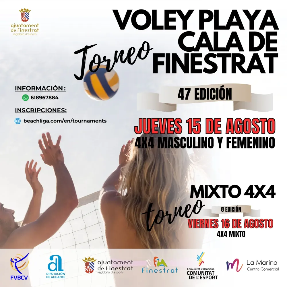 47º Torneo Voley Playa Cala de Finestrat