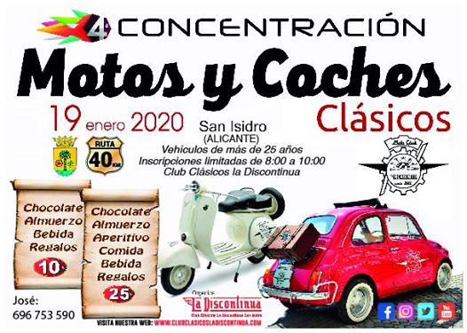 4° Concentración De Motos Y Coches Clásicos San Isidro