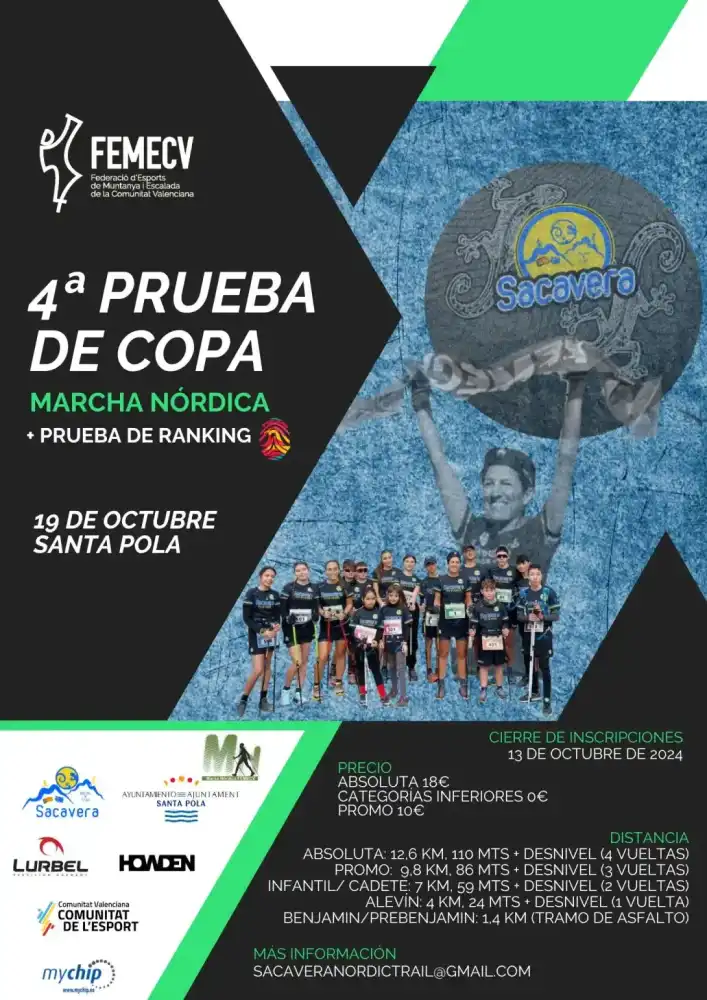 4° Prueba de copa marcha nórdica