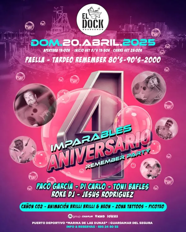 4º Aniversario Imparables remember party