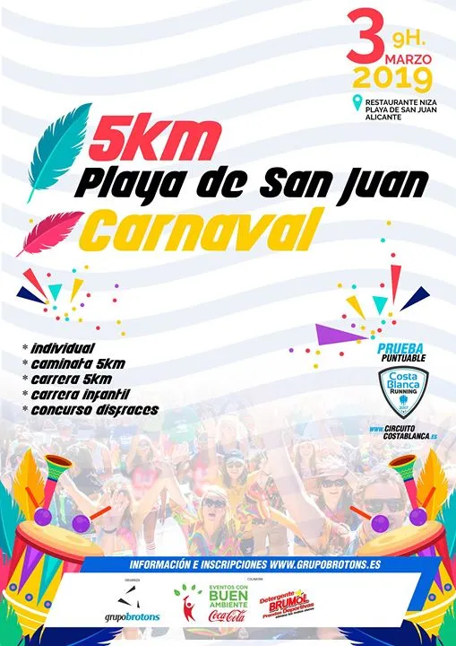 5K Playa de San Juan Carnaval Alicante