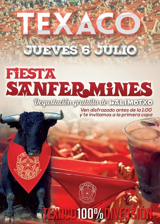 6 de Julio San Fermín en Texaco