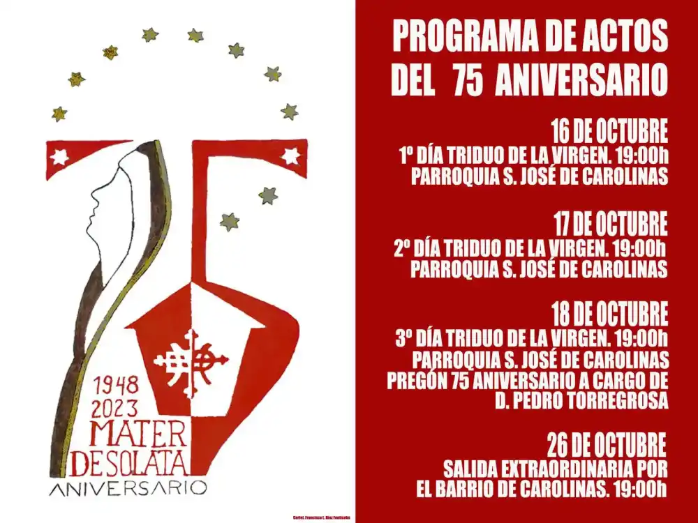75 aniversario de Mater Desolata