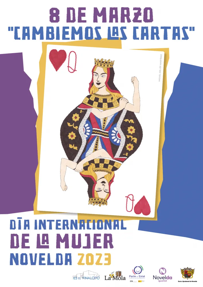 8 de marzo. Día Internacional de la Mujer en Novelda ''Cambiemos las Cartas''