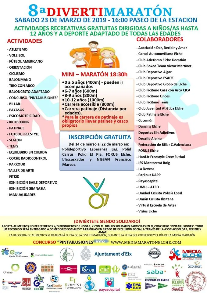 8ª DivertiMaratón para los Peques en Elche