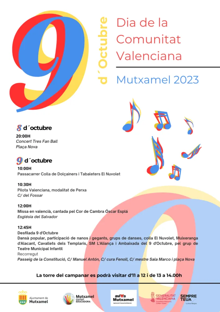 9 d'octubre Mutxamel 2023