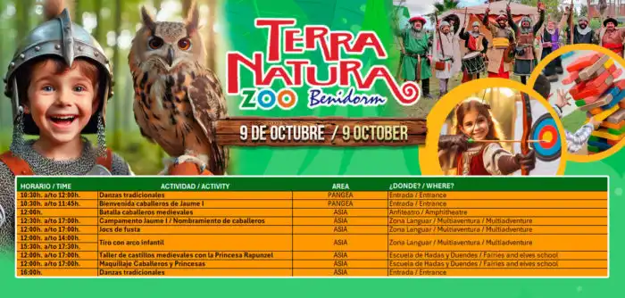 9 de octubre en Terra Natura Zoo 2024