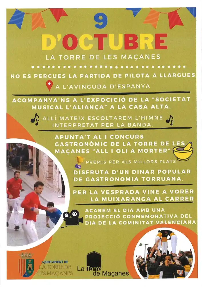9 de Octubre La Torre de les Maçanes