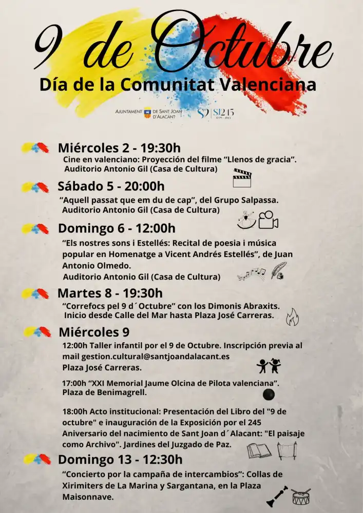 9 de Octubre San Juan de Alicante 2024