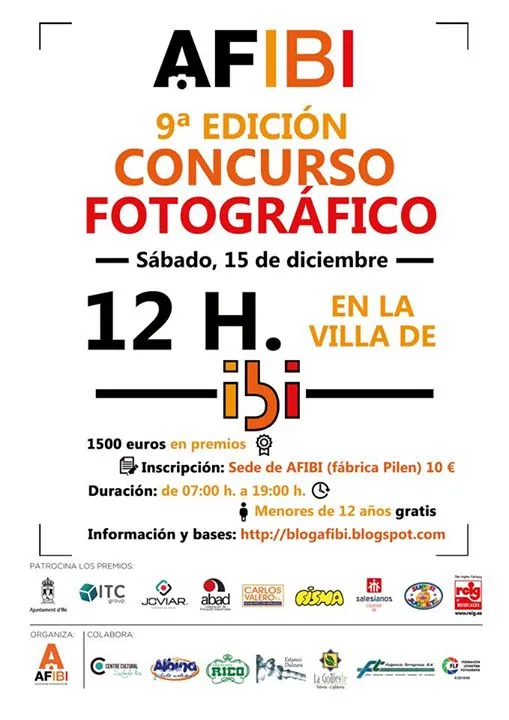 9ª Edición del Concurso Fotográfico "12 horas en la Villa de Ibi"