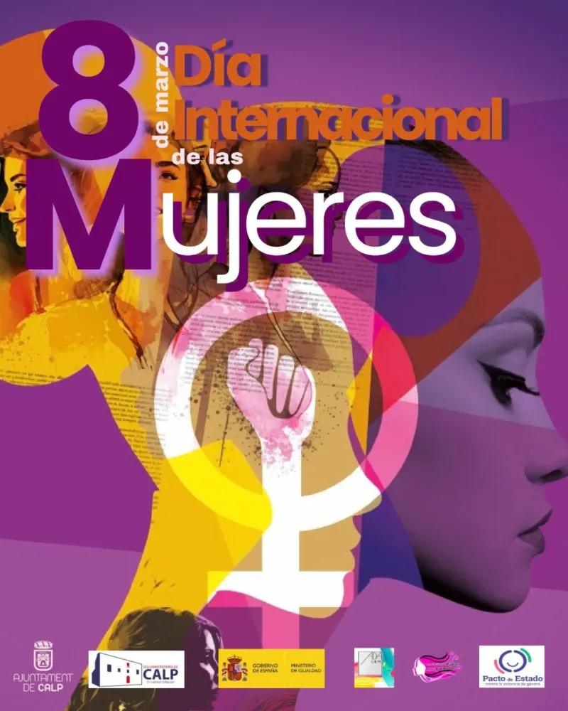 Actividades 8 De marzo Calpe 2025 - Dia Internacional de las Mujeres