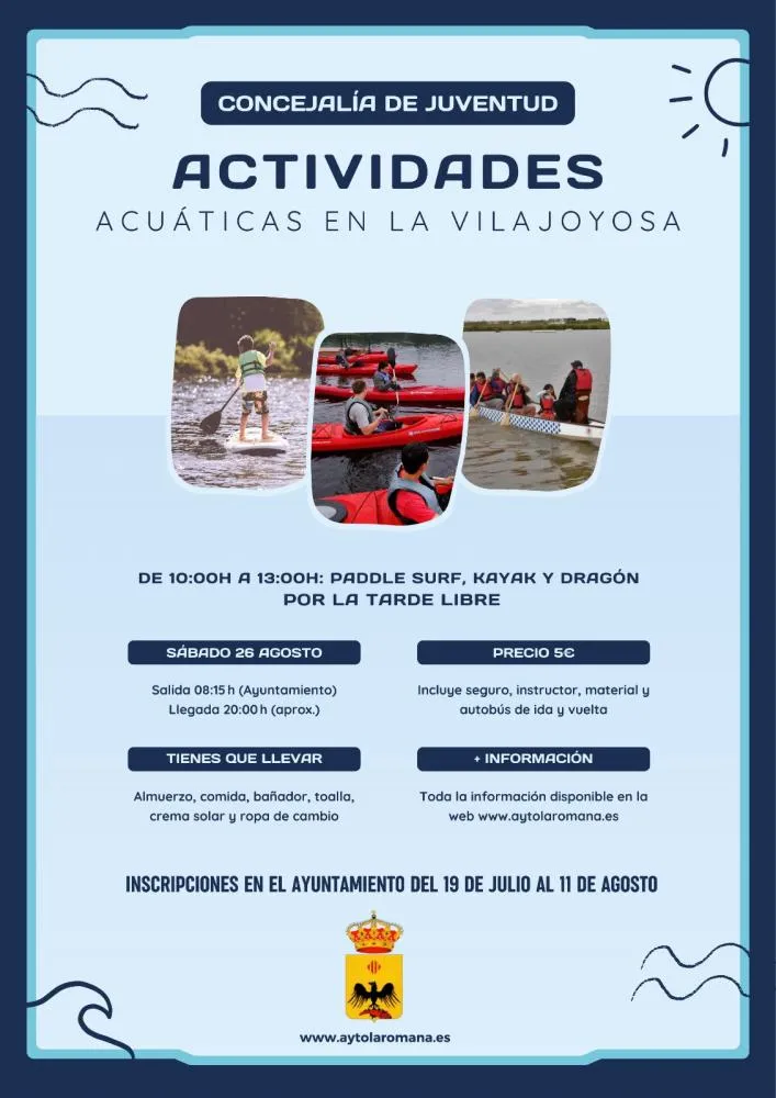 Actividades Acuáticas en la Vilajoyosa