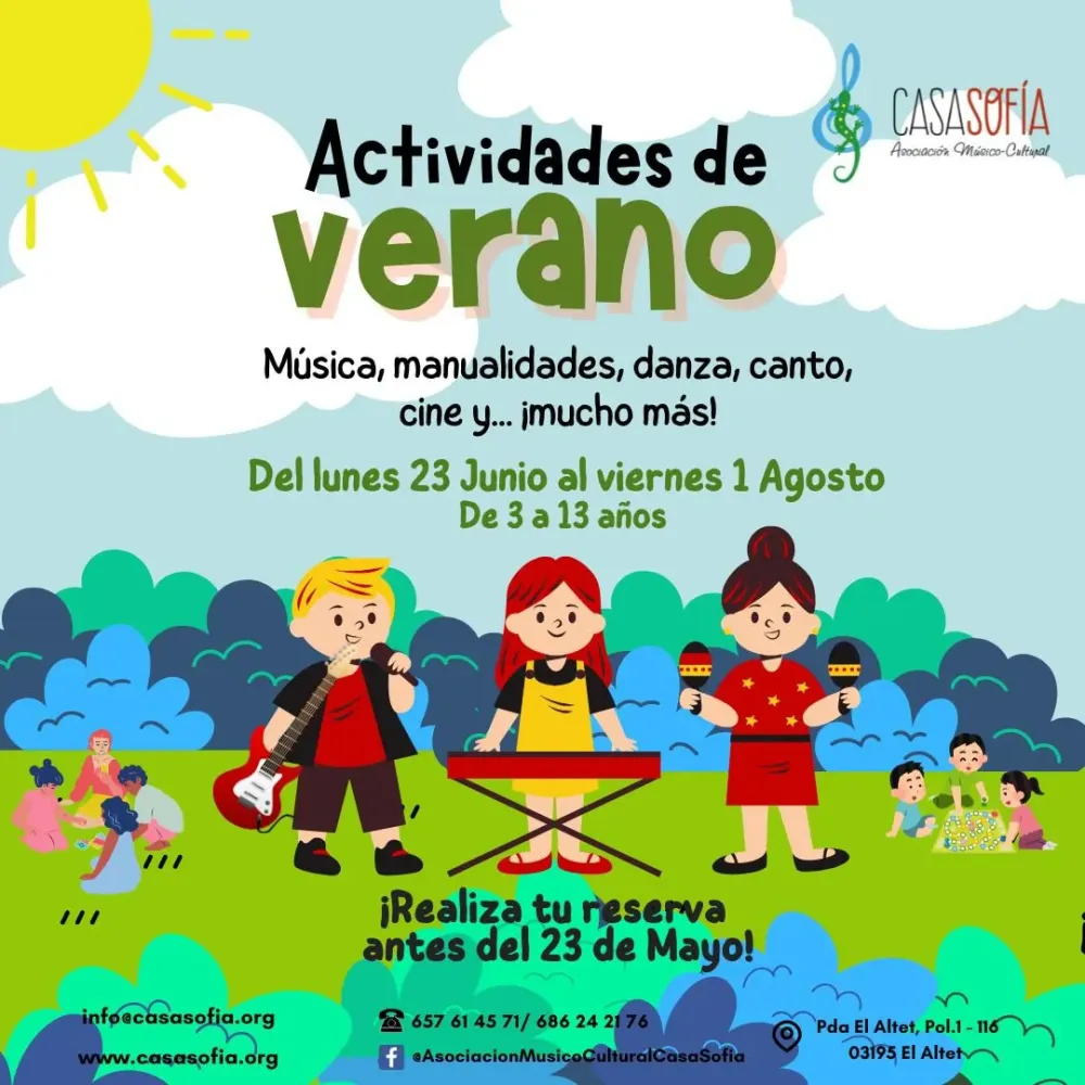 Actividades de verano 2025