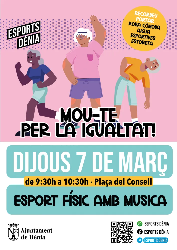 Actividades Deportivas - Dia de la Mujer Dénia 2024