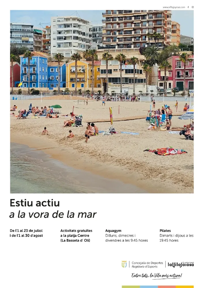 Actividades gratuitas en la Playa Centro (Basseta de l'Oli)