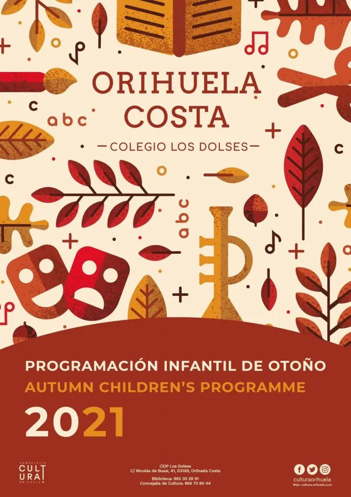 Actividades infantiles Orihuela Costa Otoño 2021