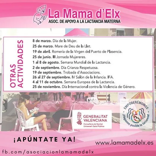 Actividades La mama d'Elx: Día de la Crianza Respetuosa