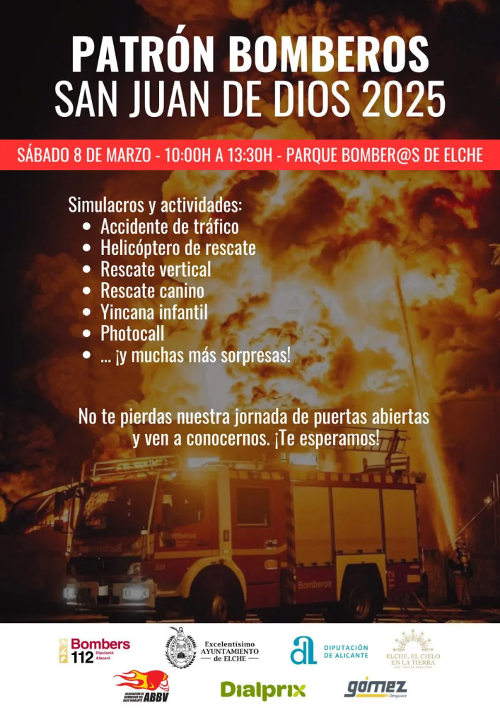 Actividades Patrón Bomberos San Juan de Dios
