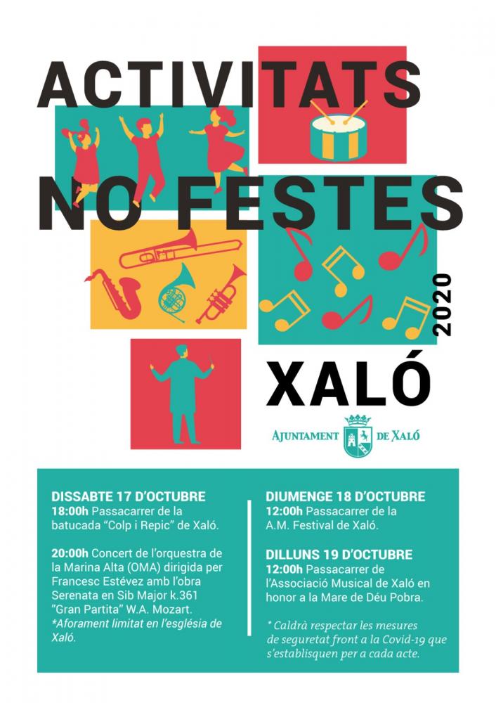 Activitats No Festes de Xaló 2020