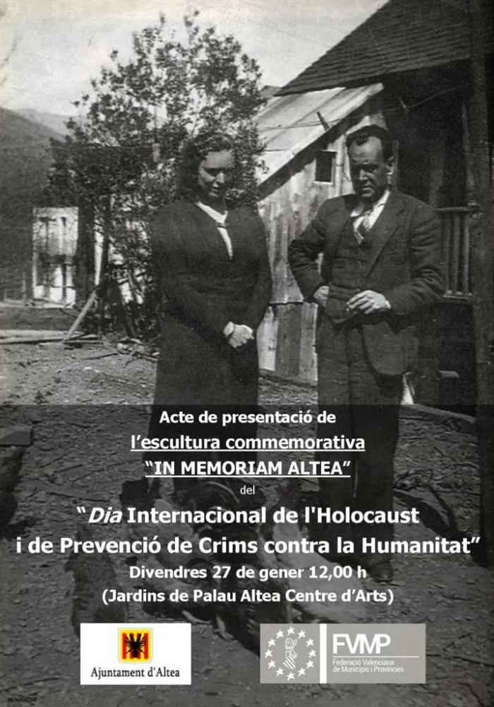 Acto de presentación de la escultura conmemorativa In Memoriam Altea